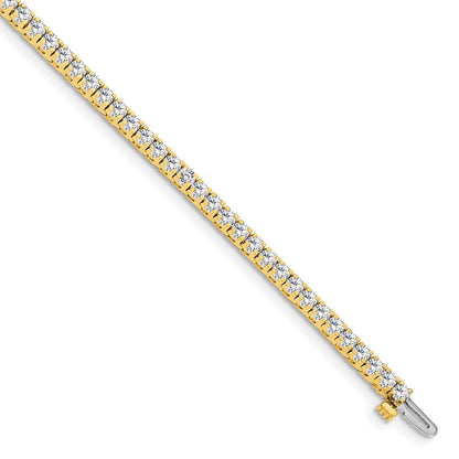True Origin Lab Grown Diamond VS+ F+ Complete Tennis Bracelet