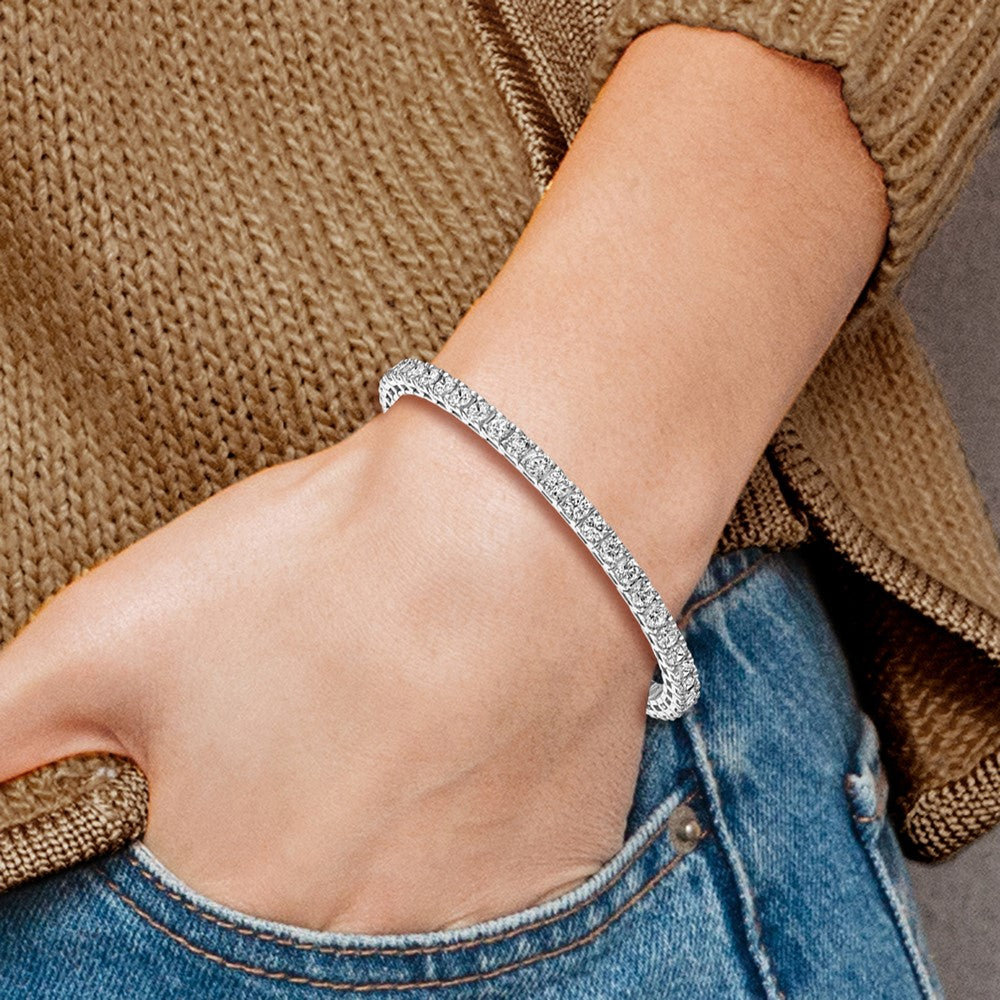 True Origin Lab Grown Diamond VS+ F+ Complete Tennis Bracelet