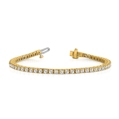 True Origin Lab Grown Diamond VS+ F+ Complete Tennis Bracelet