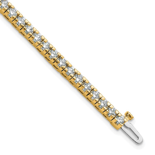 True Origin Lab Grown Diamond VS+ F+ Complete Tennis Bracelet