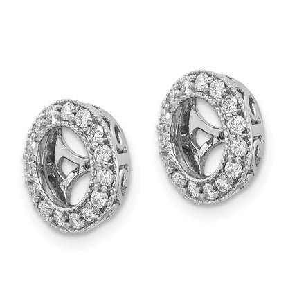 True Origin Lab Grown Diamond VS+ F+ for 5.5-6mm Studs Complete Earring Jackets