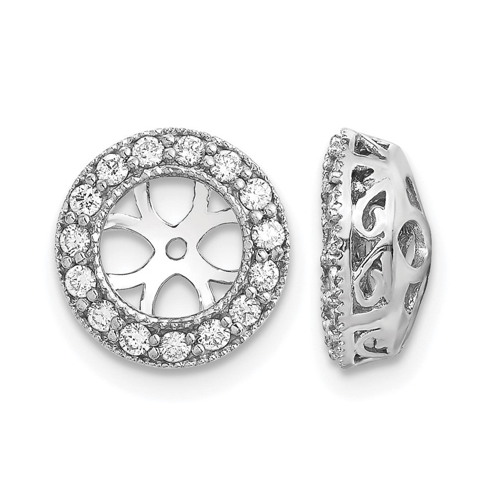 True Origin Lab Grown Diamond VS+ F+ for 5.5-6mm Studs Complete Earring Jackets