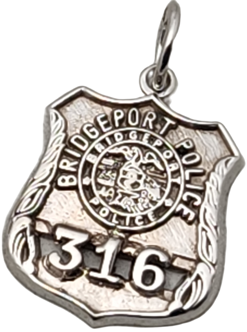 Bridgeport Police Department Badge Pendant