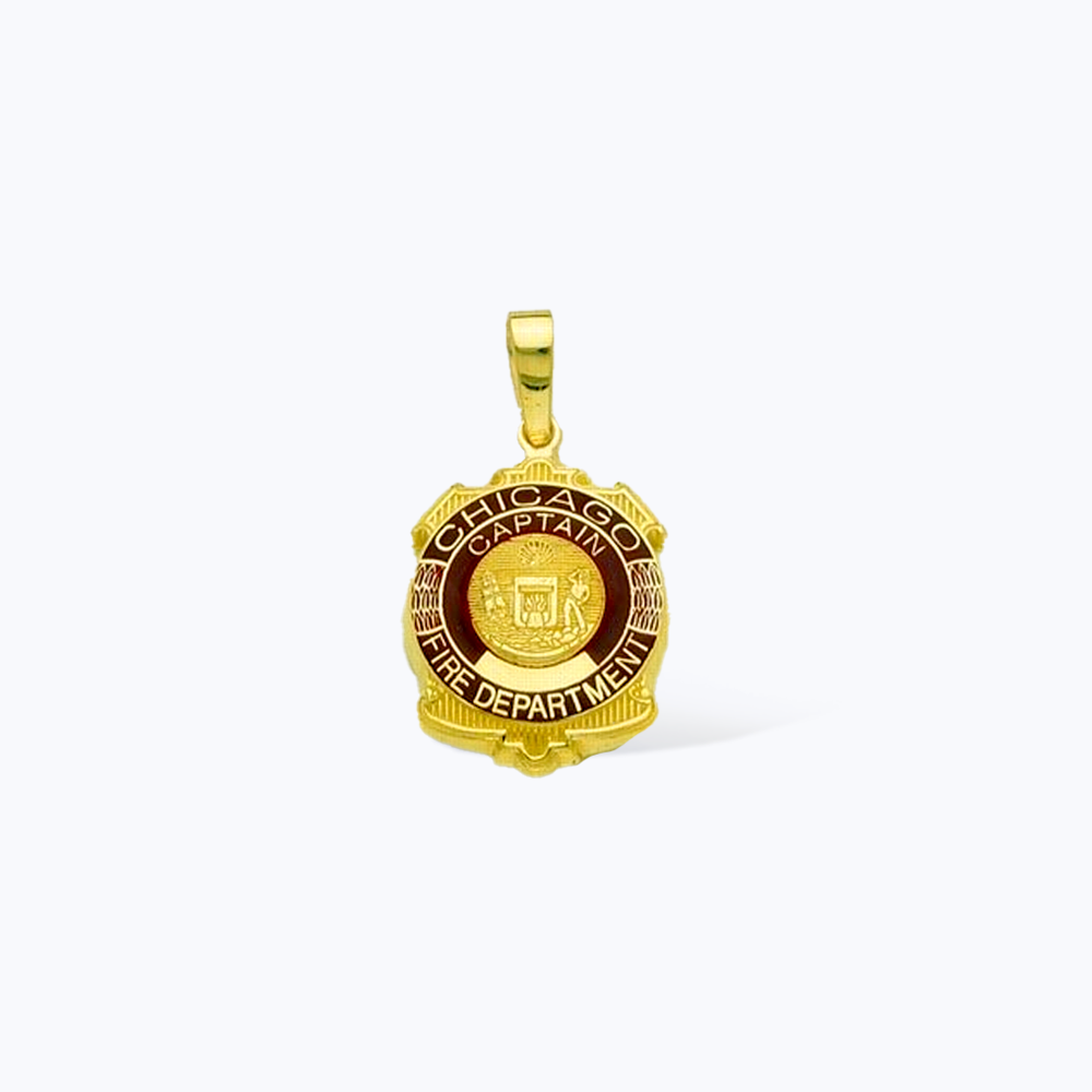 Chicago Fire Department Badge Pendant