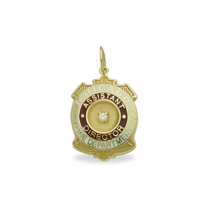 Chicago Fire Department Badge Pendant