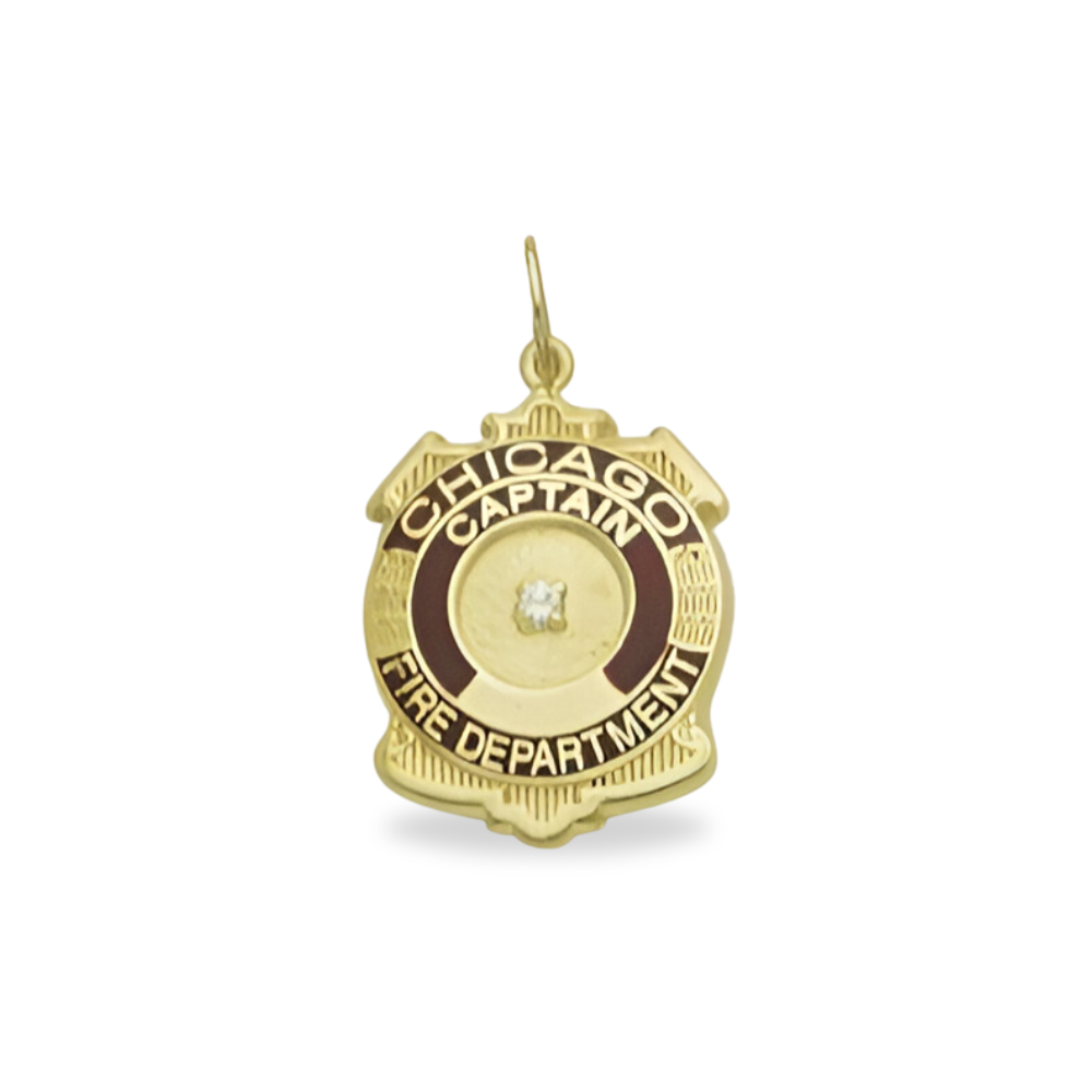 Chicago Fire Department Badge Pendant