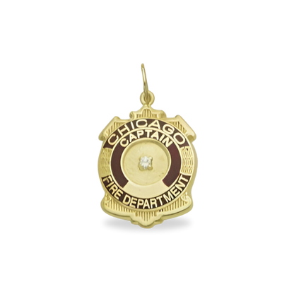 Chicago Fire Department Badge Pendant