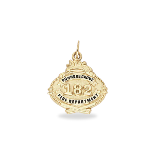 Downers Grove Fire Department Badge Pendant