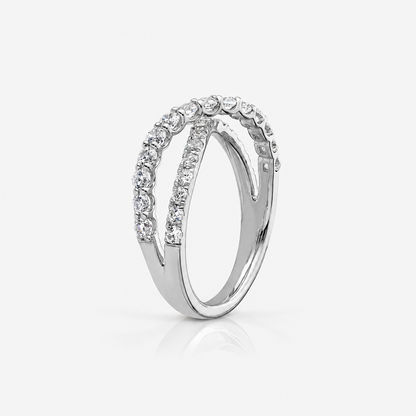 True Origin Lab Grown Diamond VS+ F+ Complete Crisscross Band