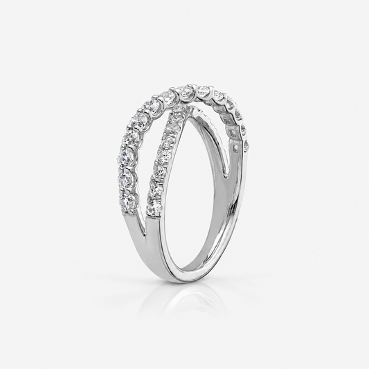 True Origin Lab Grown Diamond VS+ F+ Complete Crisscross Band