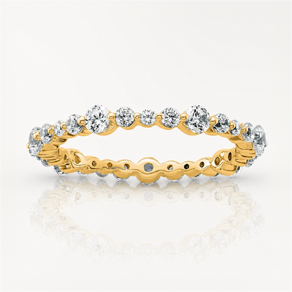 True Origin Lab Grown Diamond VS+ F+ Complete Eternity Band