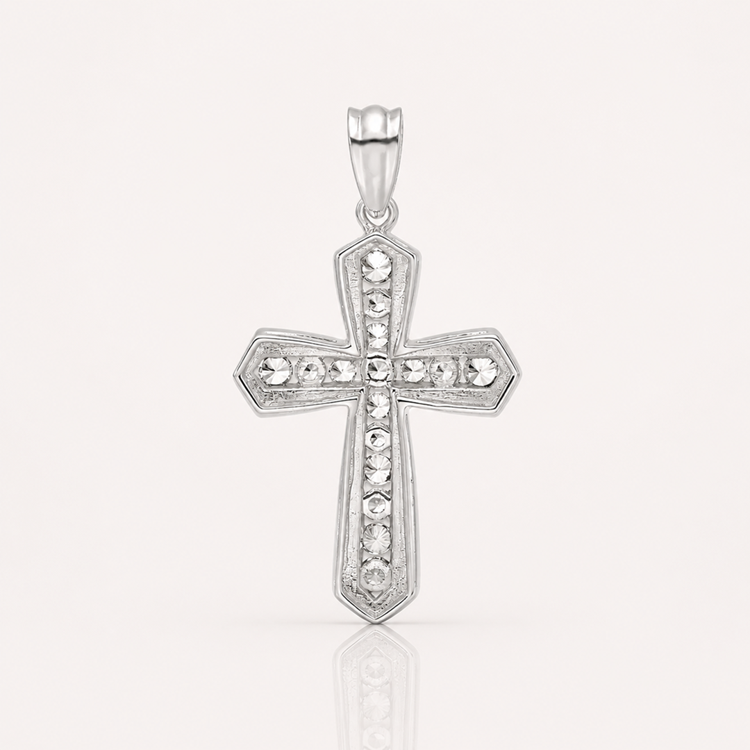 True Origin Lab Grown Diamond VS+ F+ Complete Cross Pendant