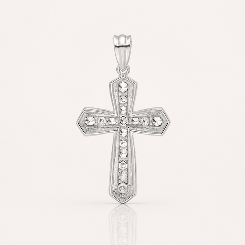 True Origin Lab Grown Diamond VS+ F+ Complete Cross Pendant
