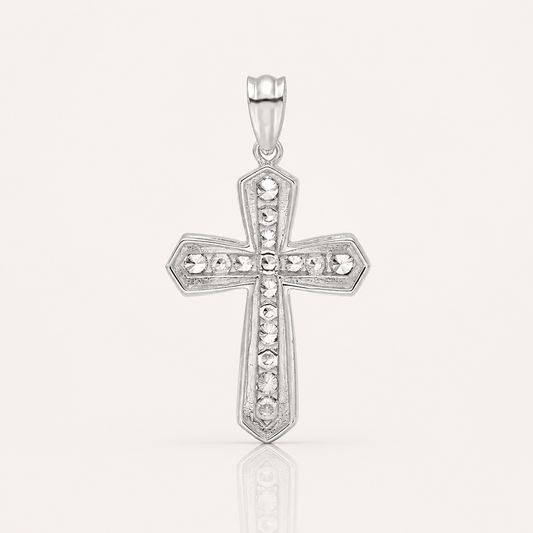 True Origin Lab Grown Diamond VS+ F+ Complete Cross Pendant