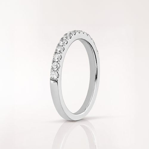 True Origin Lab Grown Diamond VS+ F+ Complete Wedding Band