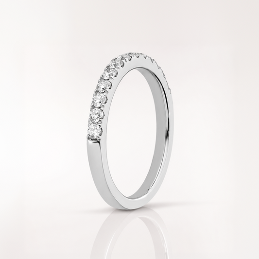 True Origin Lab Grown Diamond VS+ F+ Complete Wedding Band