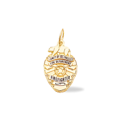 LACFD Badge Pendant