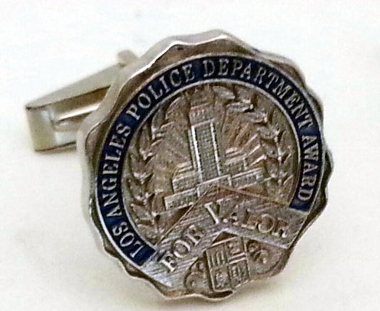 LAPD Badge Medal of Valor Cuff Links