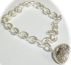 HERSHEY'S KISS Silver Bracelet - Large