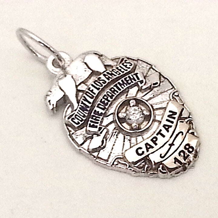 LACFD Badge Pendant