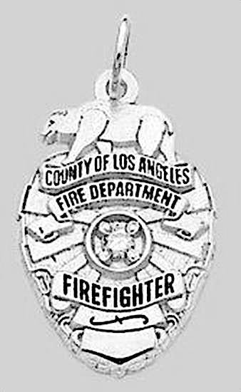 LACFD Badge Pendant