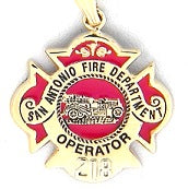 Modesto Police Officer Badge Pendant