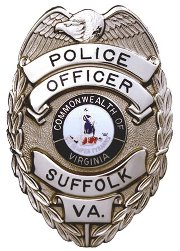 Suffolk VA PD badge
