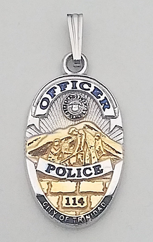 Charlotte Fire Department Badge Pendant