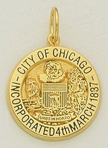 Chicago City Seal Gold Medal