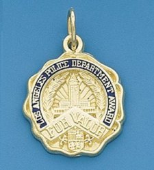 LAPD Medal of Valor Badge Pendant