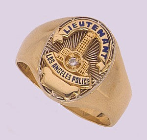 LAPD Badge Ring - Two-Tone