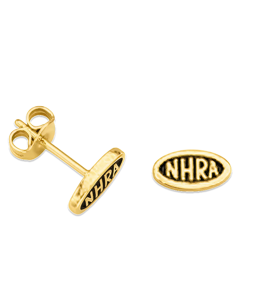 NHRA Oval Logo Earrings - Petite Studs