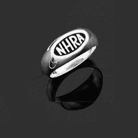NHRA Ladies Classic Logo Ring - Sterling Silver