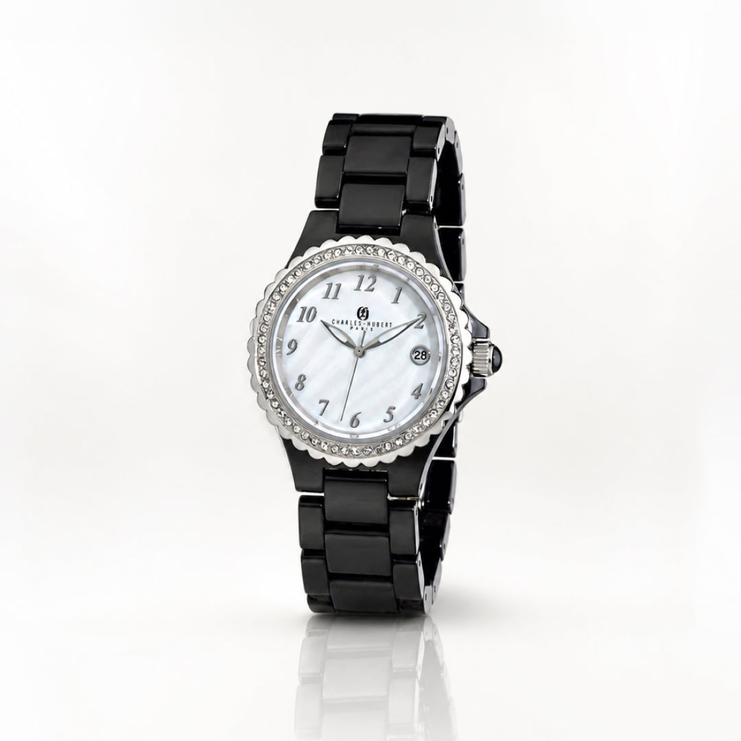 Charles-Hubert Ceramic Quartz Watch 6904-B