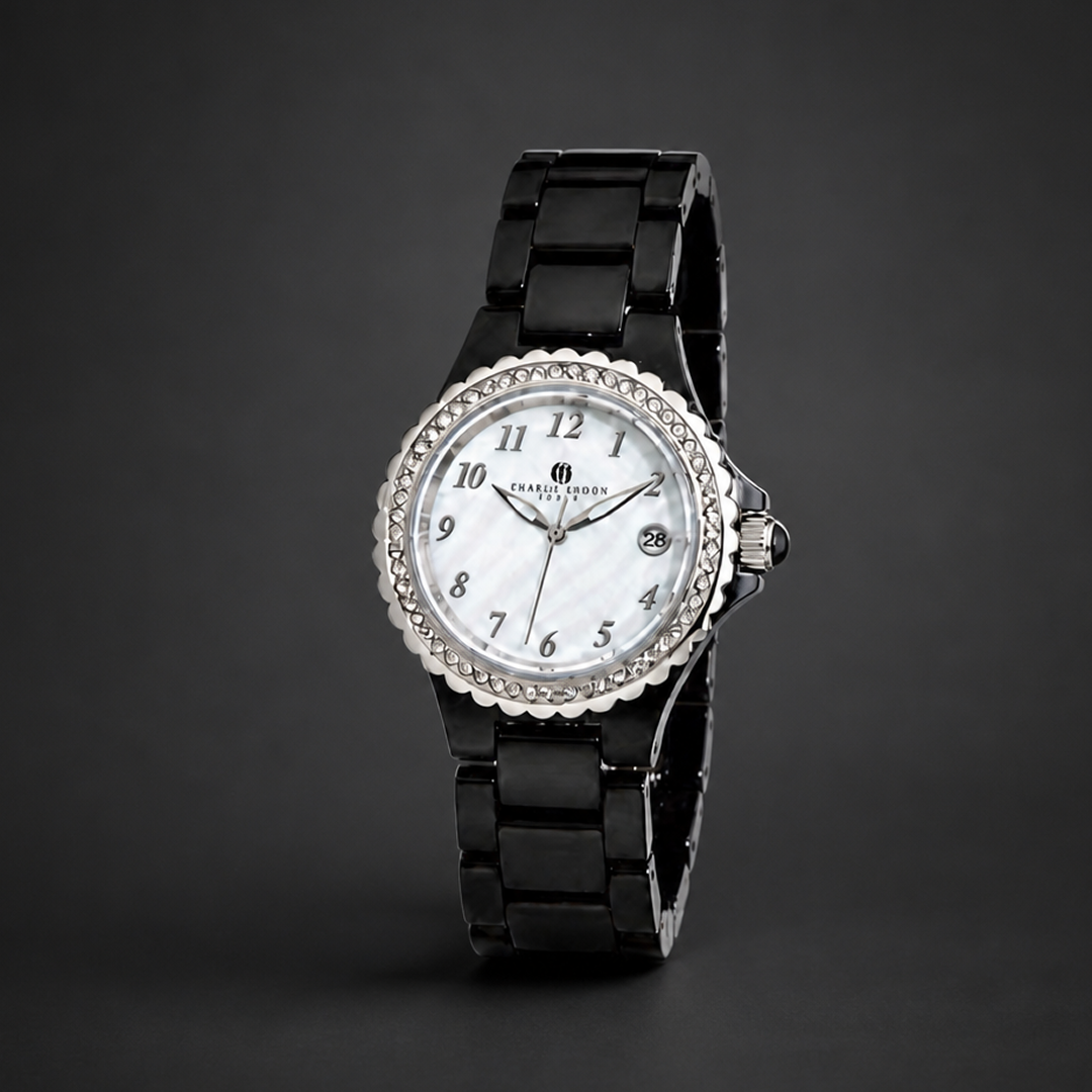 Charles-Hubert Ceramic Quartz Watch 6904-B