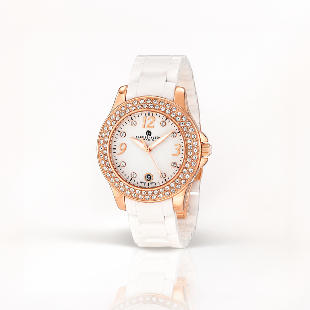 Charles-Hubert Stainless Steel Quartz Watch
