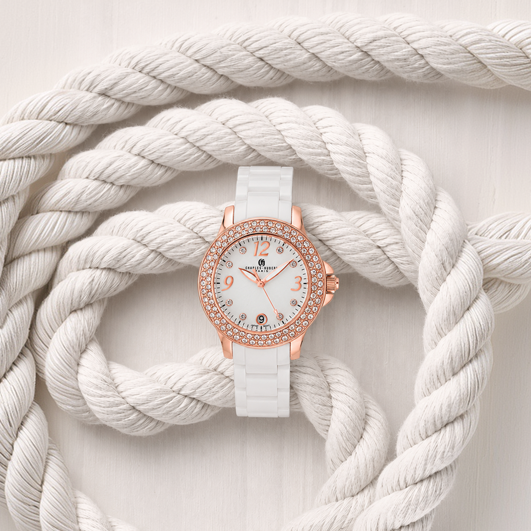 Charles-Hubert Stainless Steel Quartz Watch
