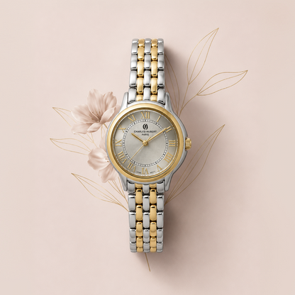Charles-Hubert Two-Tone Quartz Watch