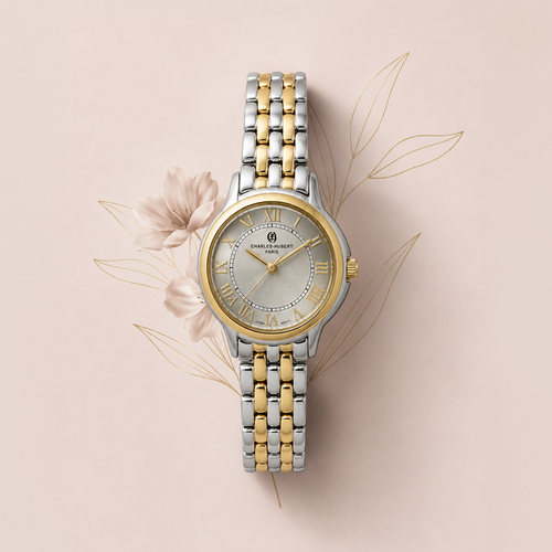 Charles-Hubert Two-Tone Quartz Watch